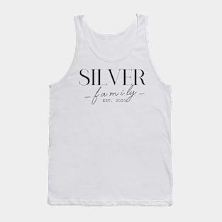 Silver Family EST. 2020, Surname, Silver Tank Top